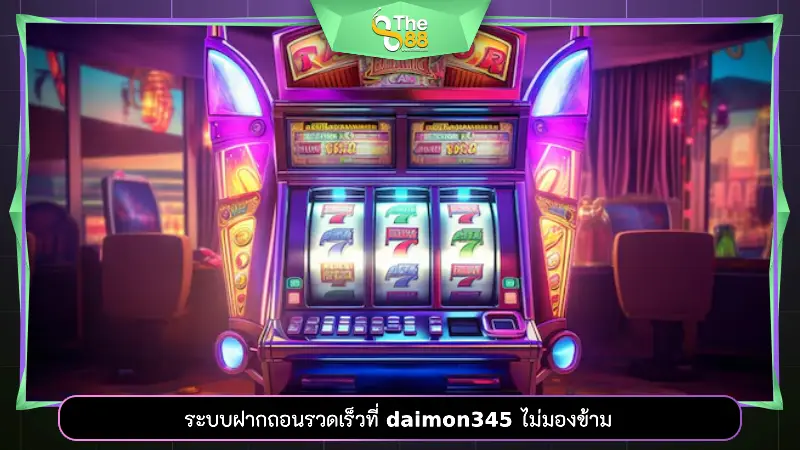 ระบบฝากถอนรวดเร็วที่ daimon345 ไม่มองข้าม